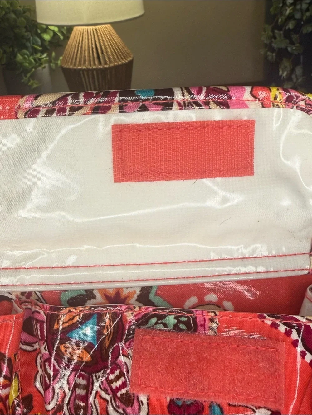 Vera Bradley Call Me Coral Mini Cooler Insulated Lunch Bag Vinyl Retired Pattern